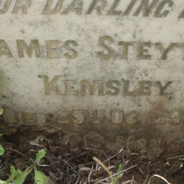 KEMSLEY James Steytler -1930