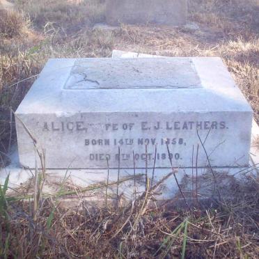 LEATHERS Alice 1858-1890