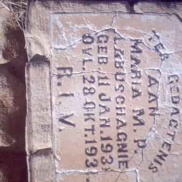 LABUSCHAGNE  Maria M.P. 1931-1931