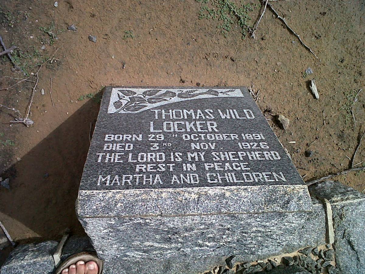 LOCKER Thomas Wild 1891-1926