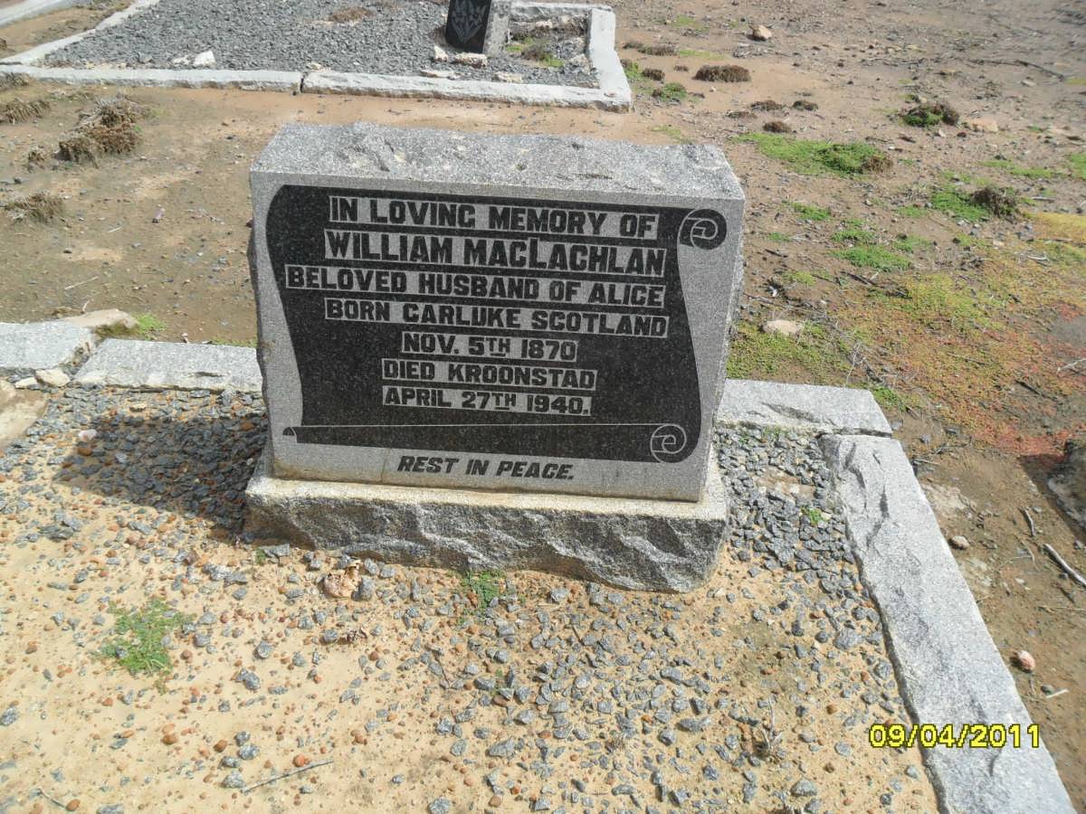 MacLACHLAN William 1870-1940