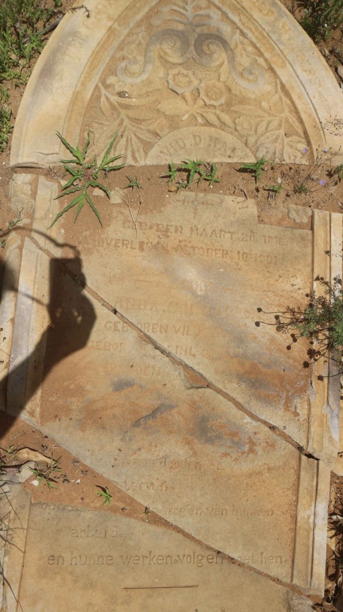 MALAN David D. 1816-1901 &amp; Anna Cornelia Maria VILJOEN 1822-1900