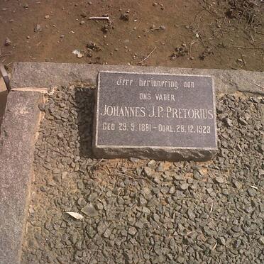 PRETORIUS Johannes J.P. 1881-1923