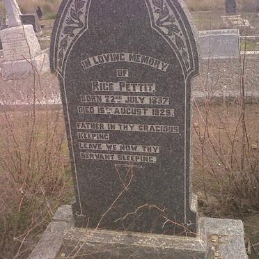 PETTIT Rice 1837-1925