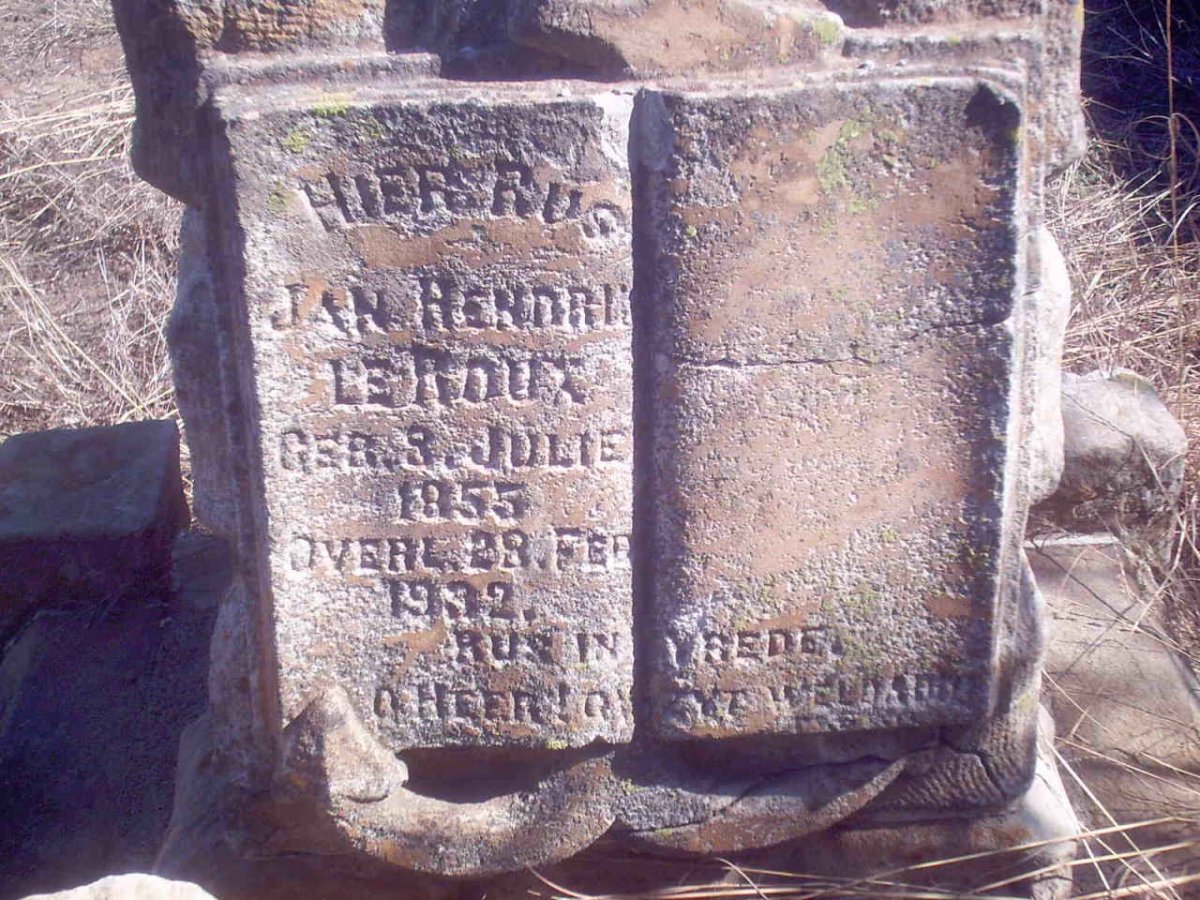 ROUX Jan Hendrik, le 1855-1932