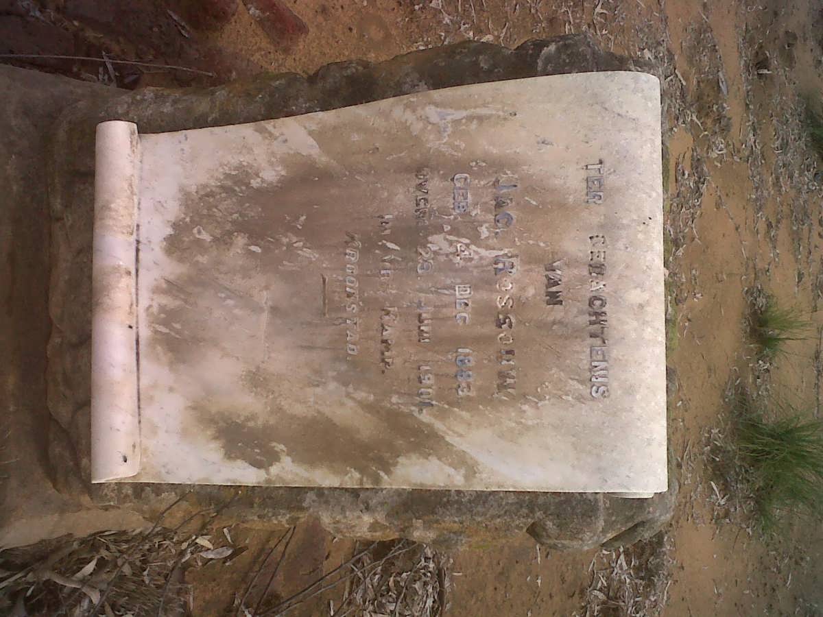 ROSSOUW Jac. 1883-1901