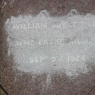 ROBB William Joyce -1926