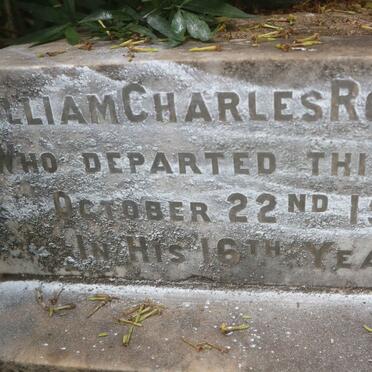 ROBINSON William Charles -1918