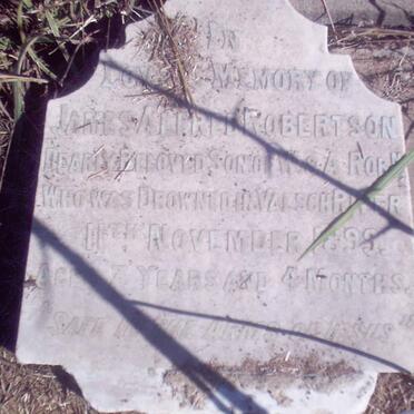 ROBERTSON James Alfred -1899