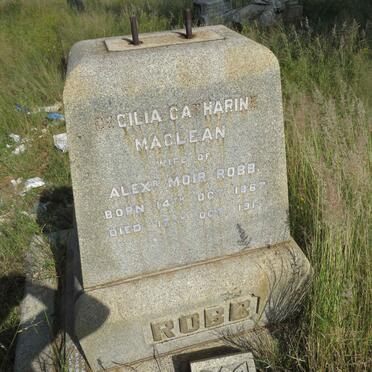 ROBB Cecilia Catharine nee MACLEAN 1867-1910
