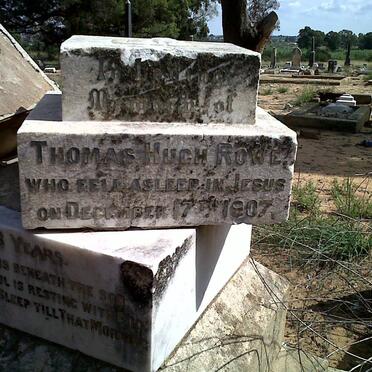 ROWE Thomas Hugh -1907