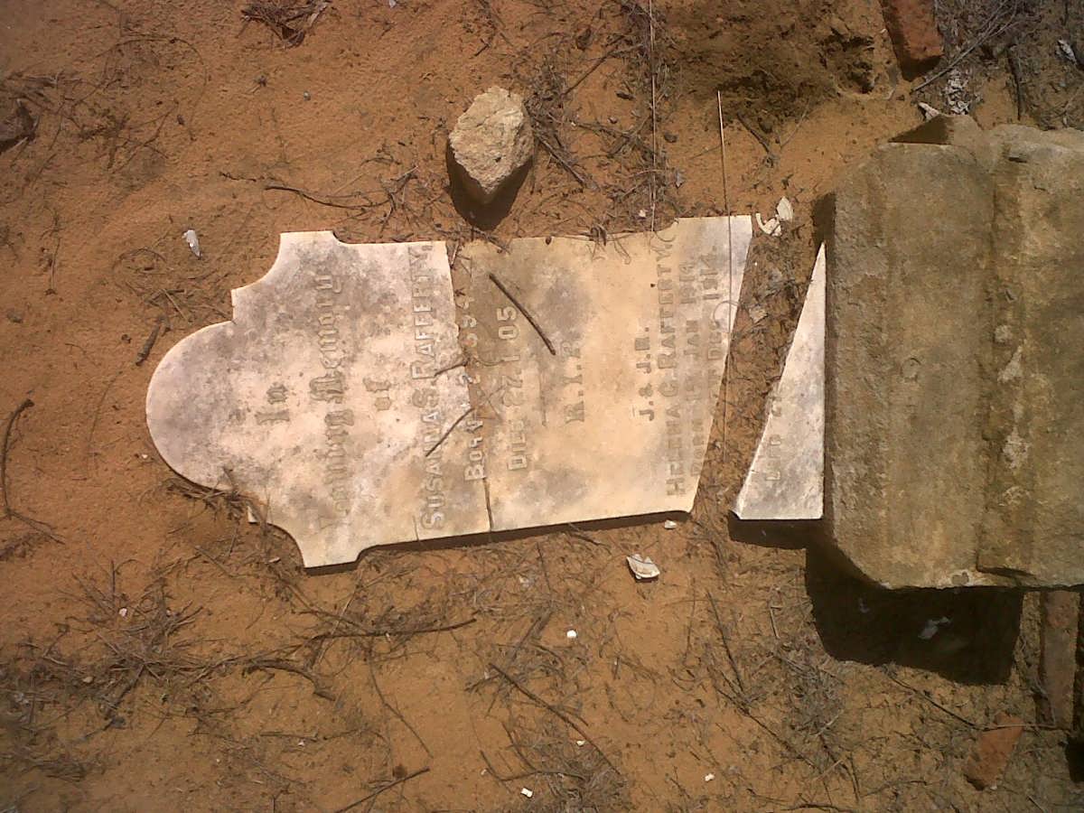 RAFFERTY Susanna S. 1894-1905 :: RAFFERTY Helena C. 1914-1914