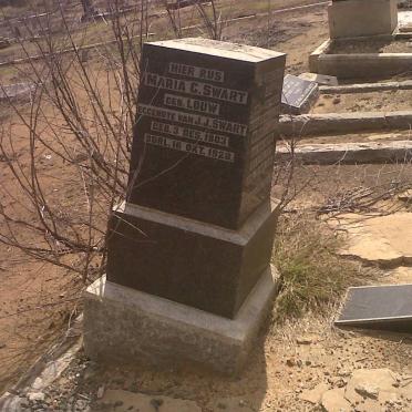 SWART Maria G. nee LOUW 1903-1928
