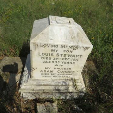 STEWART Louis -1911 :: CORBET Adam -1914