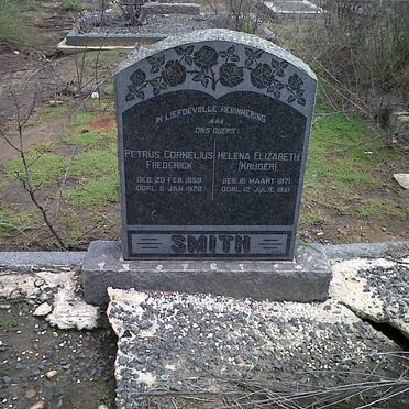 SMITH Petrus Cornelius Frederick 1859-1928 &amp; Helena Elizabeth KRUGER 1871-1951
