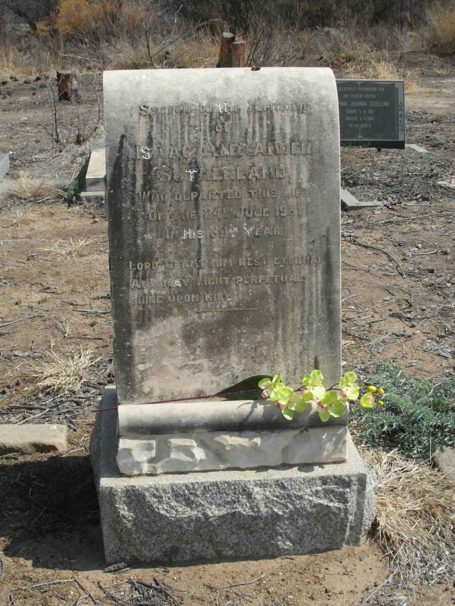 SUTHERLAND Isaac Alexander -1931