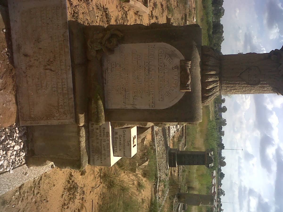 SCHUTTE Hilda M. nee KOEKEMOER 1887-1934 :: SCHUTTE Cornelia M. 1913-1914