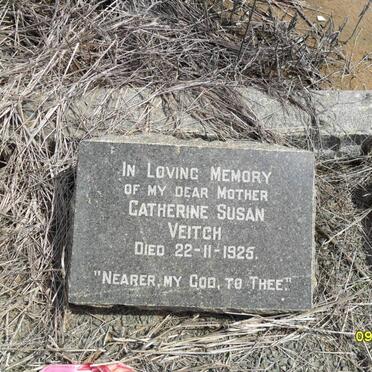 VEITCH Catherine Susan -1925