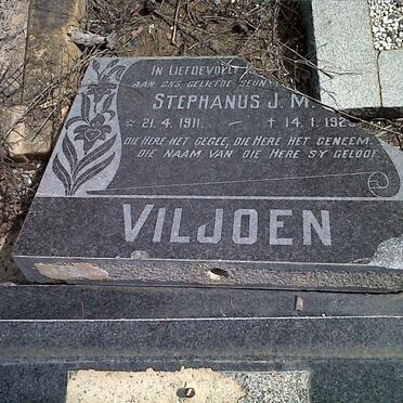 VILJOEN Stephanus J.M. 1911-1923