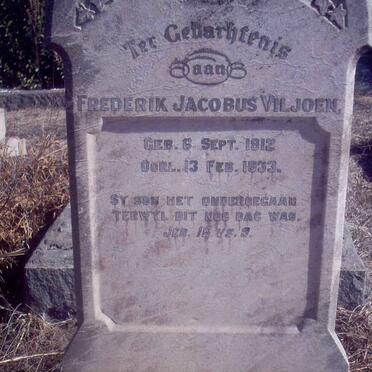 VILJOEN Frederik Jacobus 1912-1933