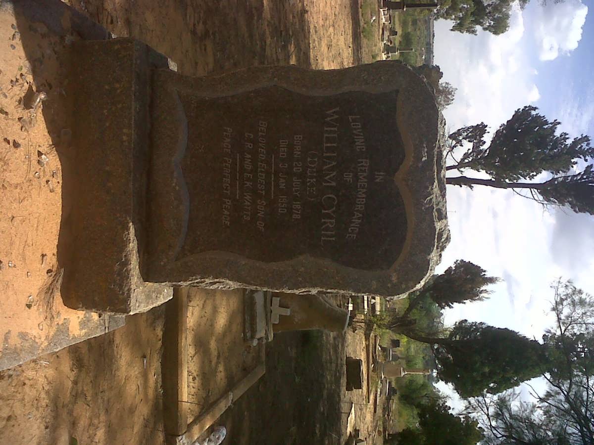 WATTS William Cyril 1878-1950