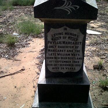 WATT Phyllis Margaret 1904-1930