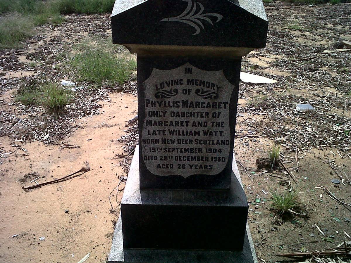 WATT Phyllis Margaret 1904-1930