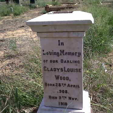 WOOD Gladys Louise 1908-1910