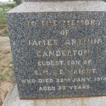 WRIGHT James Arthur Canderton -1914 