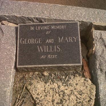 WILLIS George :: WILLIS Mary