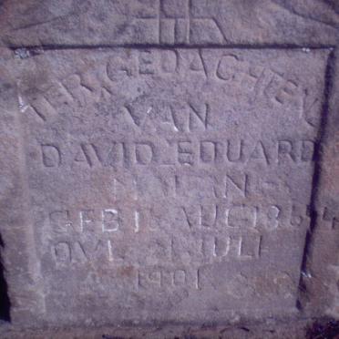 MALAN David Eduard 1864-1901