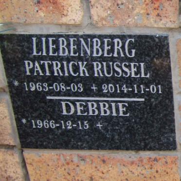 LIEBENBERG Patrick Russel 1963-2014 &amp; Debbie 1966-