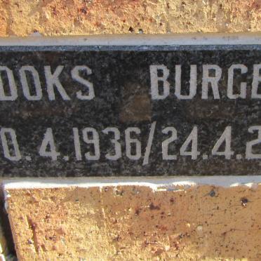 BURGER Doks 1936-2010