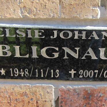 BLIGNAUT Elsie Johanna 1948-2007