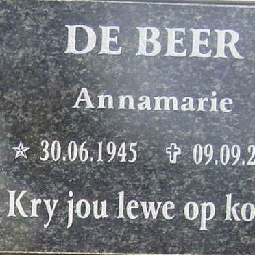 BEER Annamarie, de 1945-2020