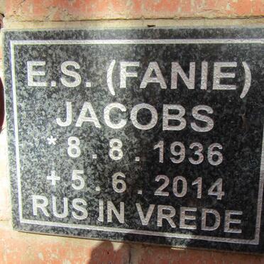 JACOBS E.S. 1936-2014