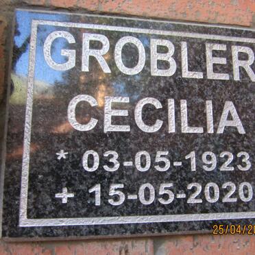 GROBLER Cecilia 1923-2020