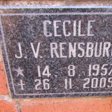 RENSBURG Cecile, J.v. 1957-2009