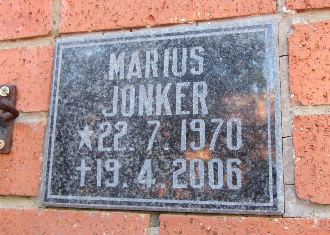 JONKER Marius 1970-2006