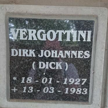 VERGOTTINI Dirk Johannes 1927-1983