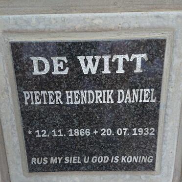 WITT Pieter Hendrik Daniel, de 1866-1932