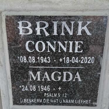 BRINK Connie 1943-2020 &amp; Magda 1946-