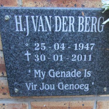 BERG H.J., van der 1947-2011