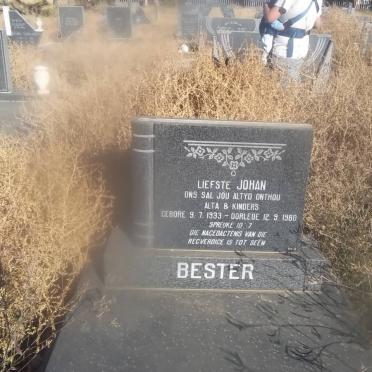 BESTER Johan 1933-1980