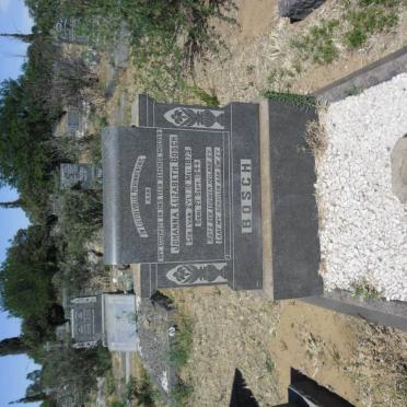 BOSCH Johanna Elizabeth nee VAN ZYL 1873-1944