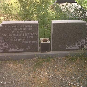 BONTHUYSEN William Andrew 1903-1972