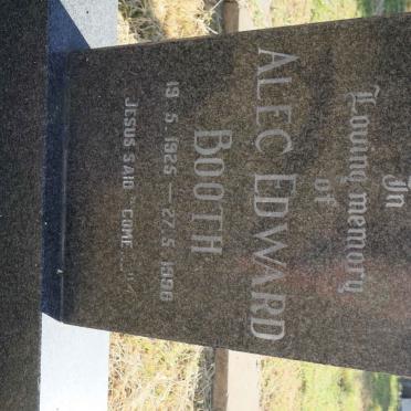 BOOTH Alec Edward 1925-1996