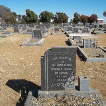 BOSHOFF Susanna C. nee STEYNBERG 1888-1969
