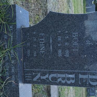 BRUYN Boet, de 1908-1996 &amp; Ethné 1914-1995