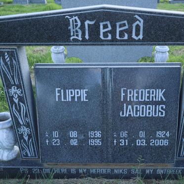 BREED Frederik Jacobus 1924-2006 :: BREED Flippie 1936-1995
